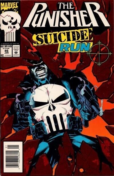 The Punisher (1987) #86 Newsstand VF. Stock Image
