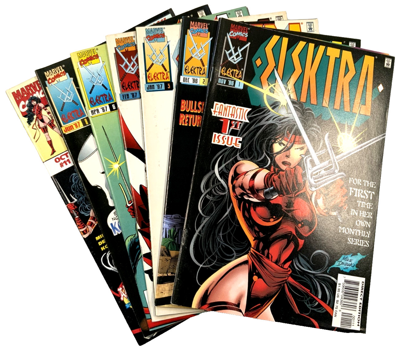 Marvel ELEKTRA (1996) #1 2 3 4 6 8 11 VF to NM (9.4) Ships FREE Marvel ELEKTRA (1996) #1 2 3 4 6 8 11 VF to NM (9.4) Ships FREE