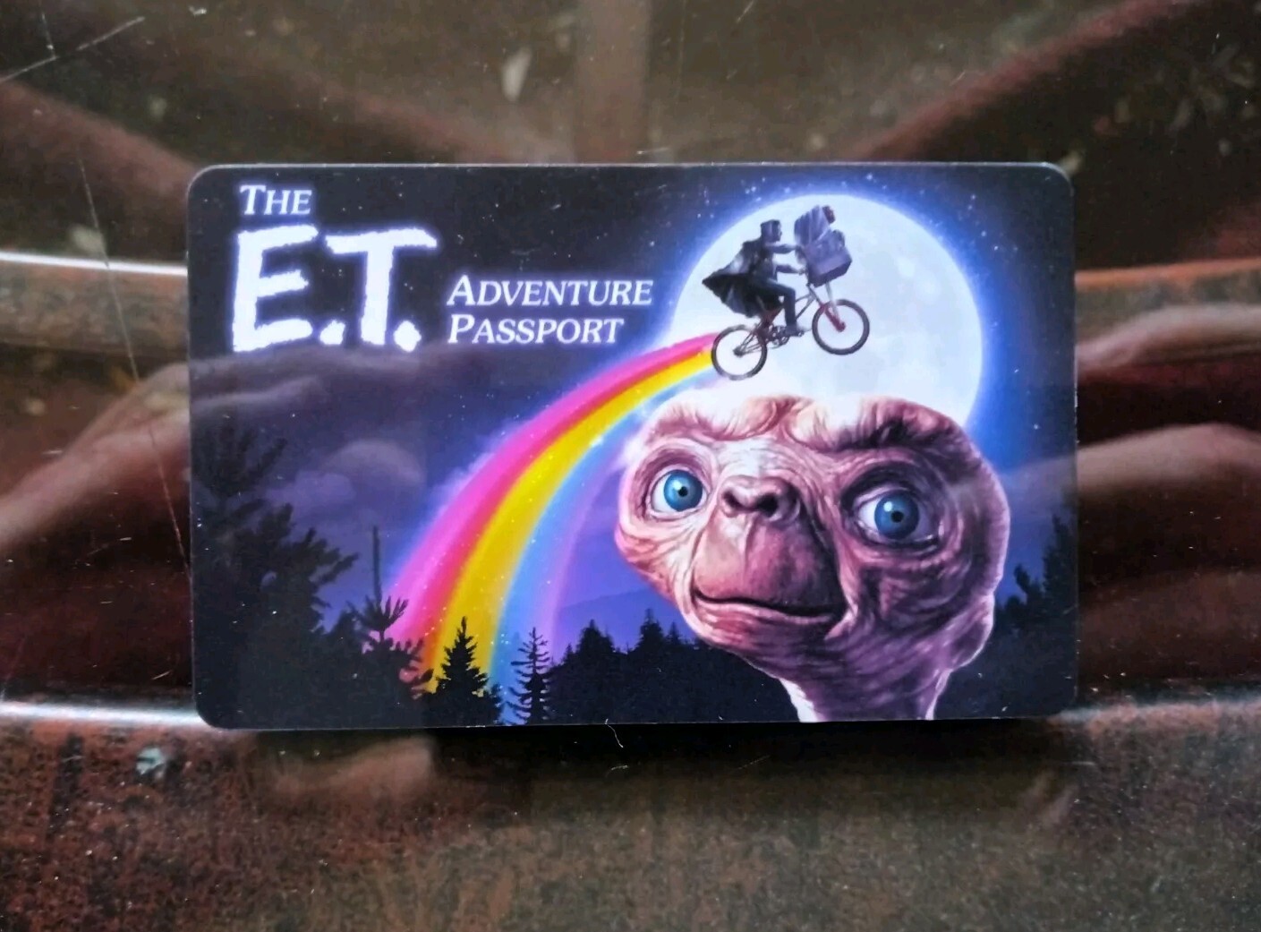 The E.T. Adventure Authentic Passport Card Universal Studios Florida The E.T. Adventure Authentic Passport Card Universal Studios Florida