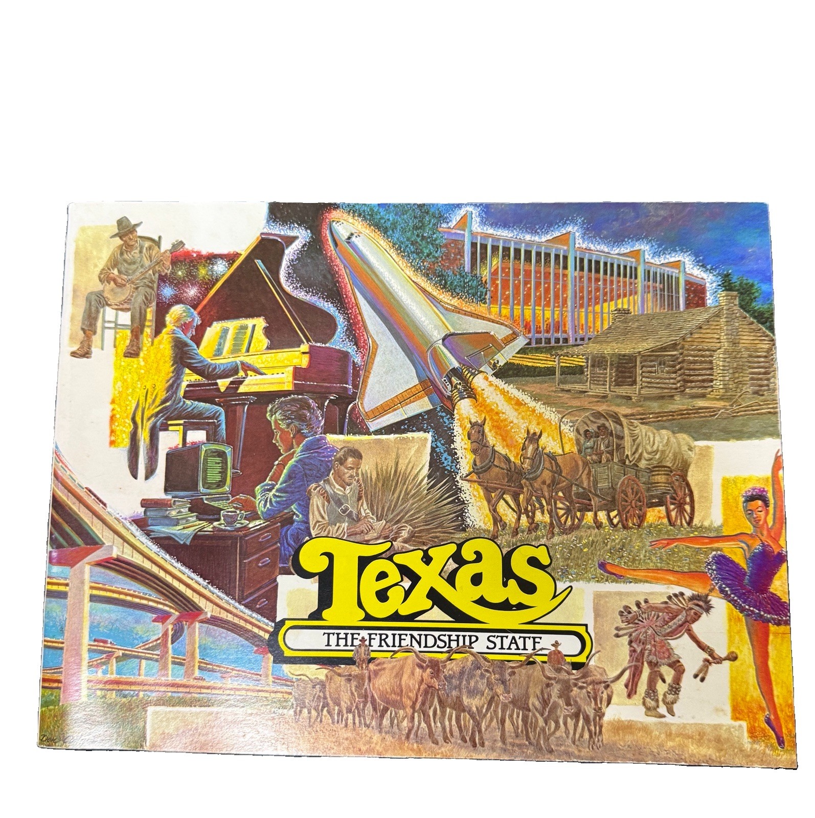 Vintage Texas the Friendship State Picture souvenir Guide book Vintage Texas the Friendship State Picture souvenir Guide book