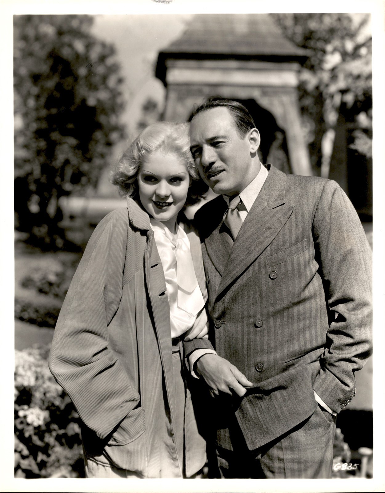 LMPE45 Original Photo 1930s ACTRESS ALICE FAYE UNITED PRESS DIRECTOR WEBB MILLER