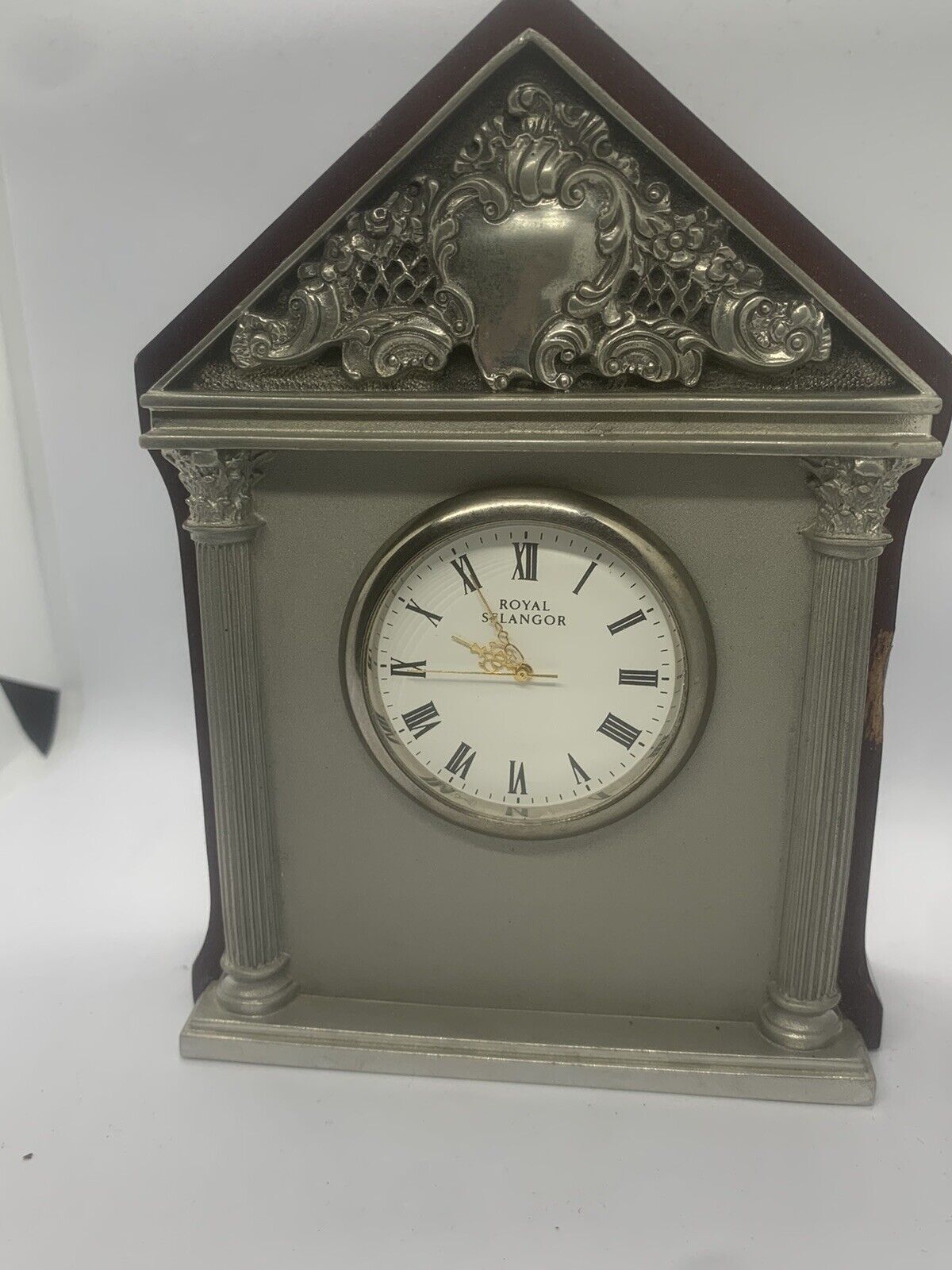 Royal Selangor Desk clock very rare great design 6 \