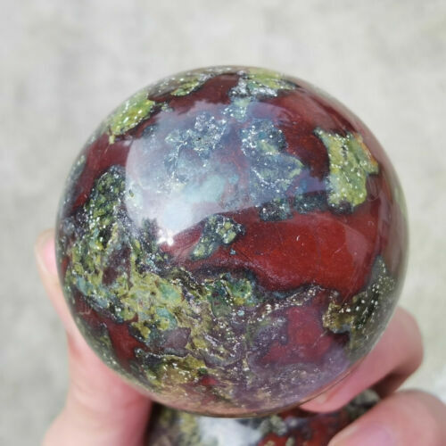 A+ 1PC Natural Dragon Blood Stone Quartz Sphere Crystal Ball Reiki Heal 45mm+ A+ 1PC Natural Dragon Blood Stone Quartz Sphere Crystal Ball Reiki Heal 45mm+