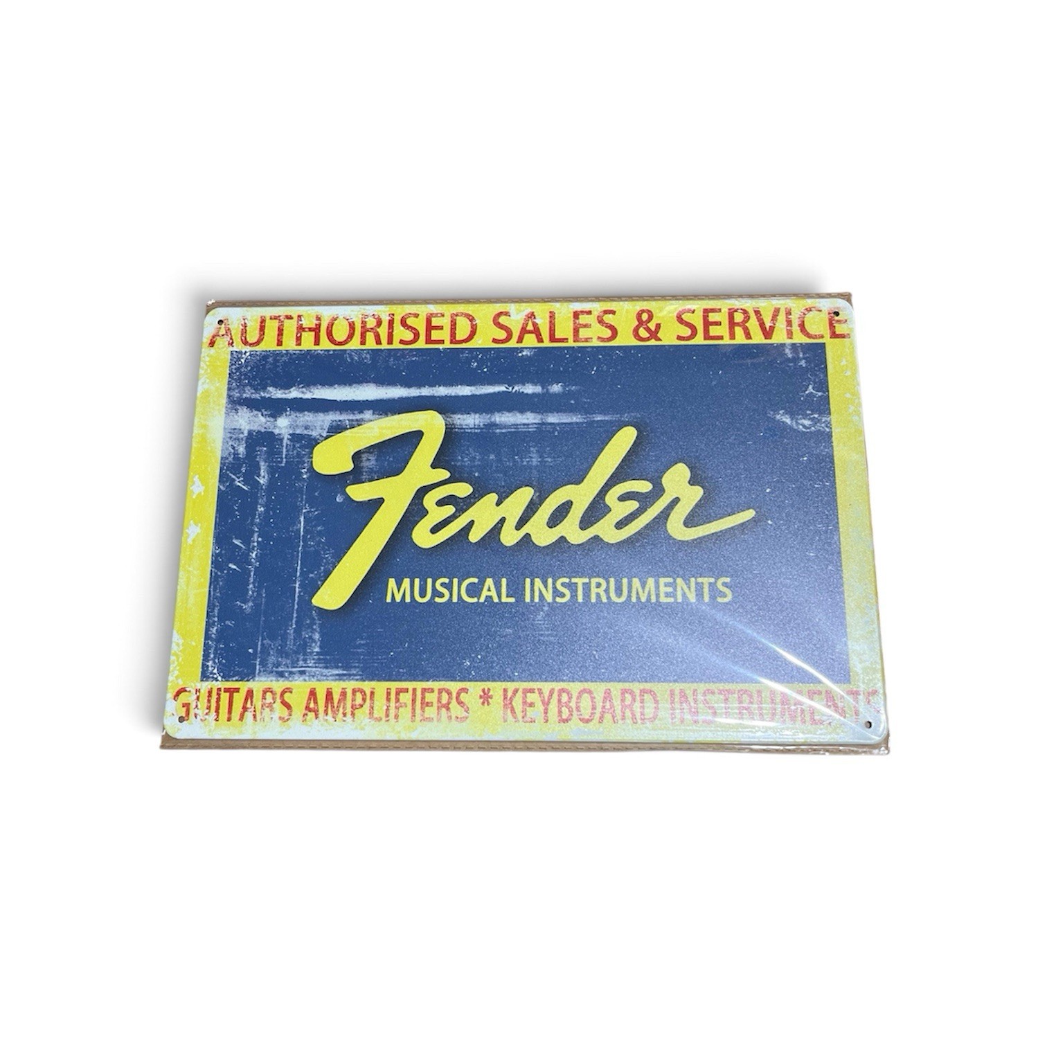 New Fender Musical Instruments Reissue Sign Wall Decor