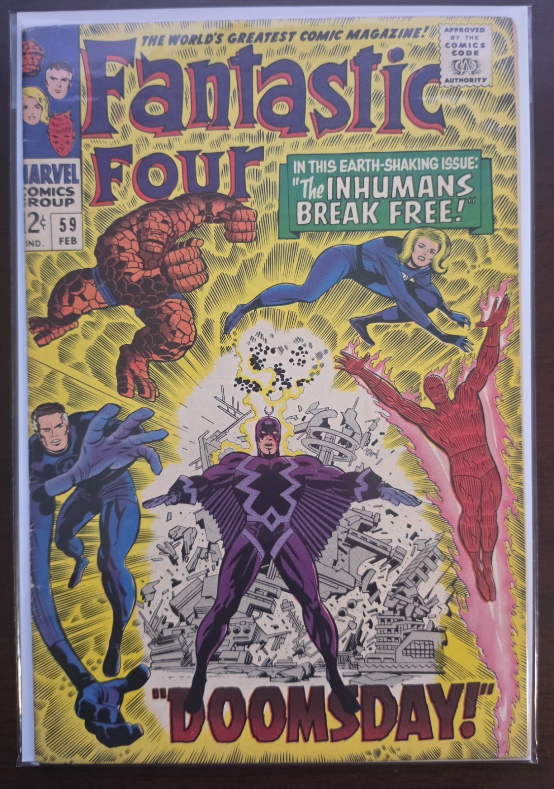 Fantastic Four #59 VG (Marvel Comics February 1967) Fantastic Four #59 VG (Marvel Comics February 1967)