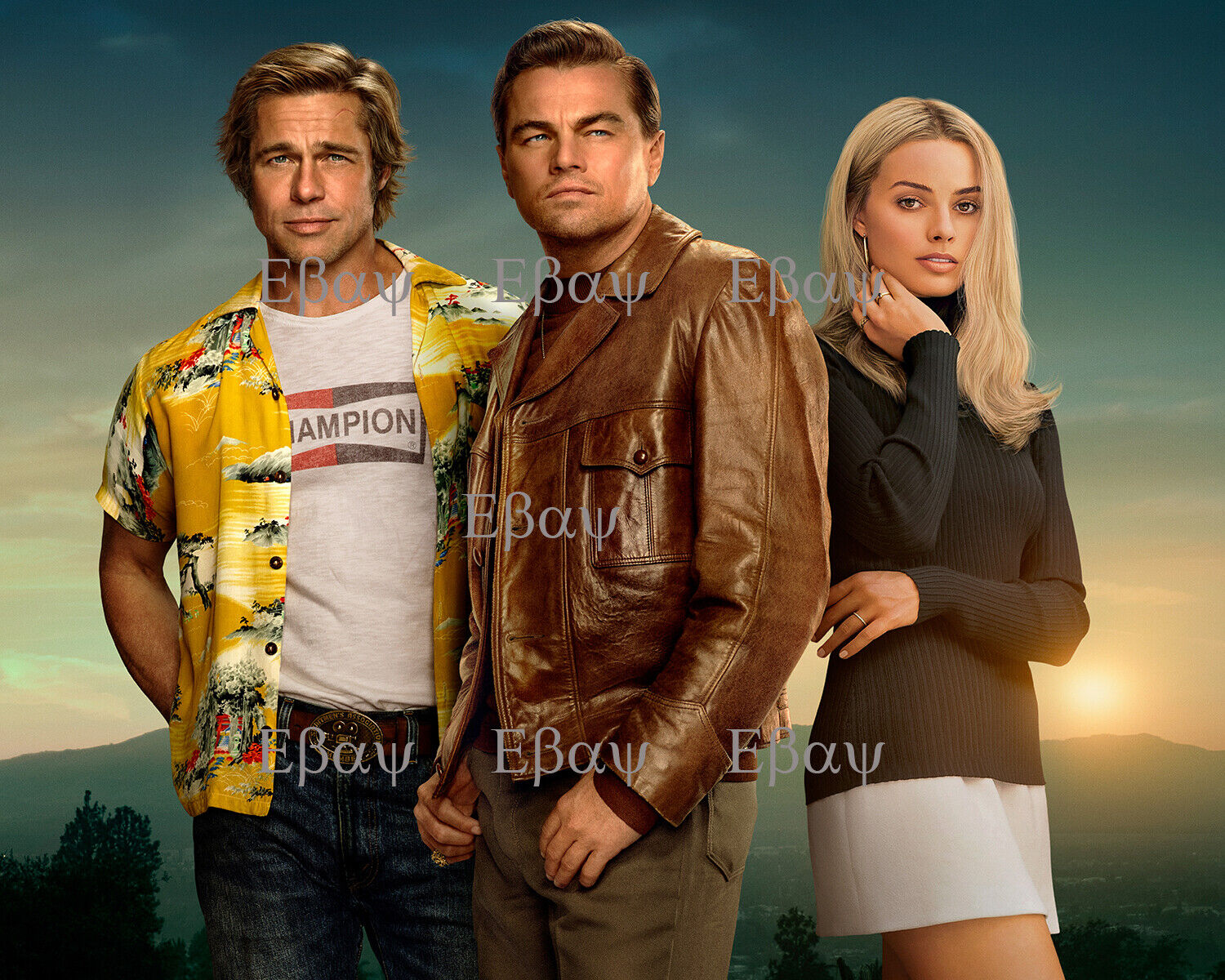 Brad Pitt Once upon a time in Hollywood 8X10 Photo Reprint