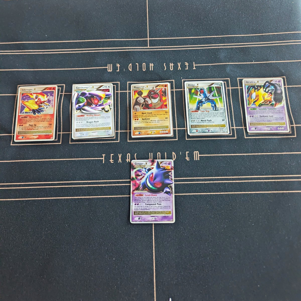 Pokémon LV.X Collection Gengar Giratina Dialga Infernape Garchomp Rhyperior Pokémon LV.X Collection Gengar Giratina Dialga Infernape Garchomp Rhyperior