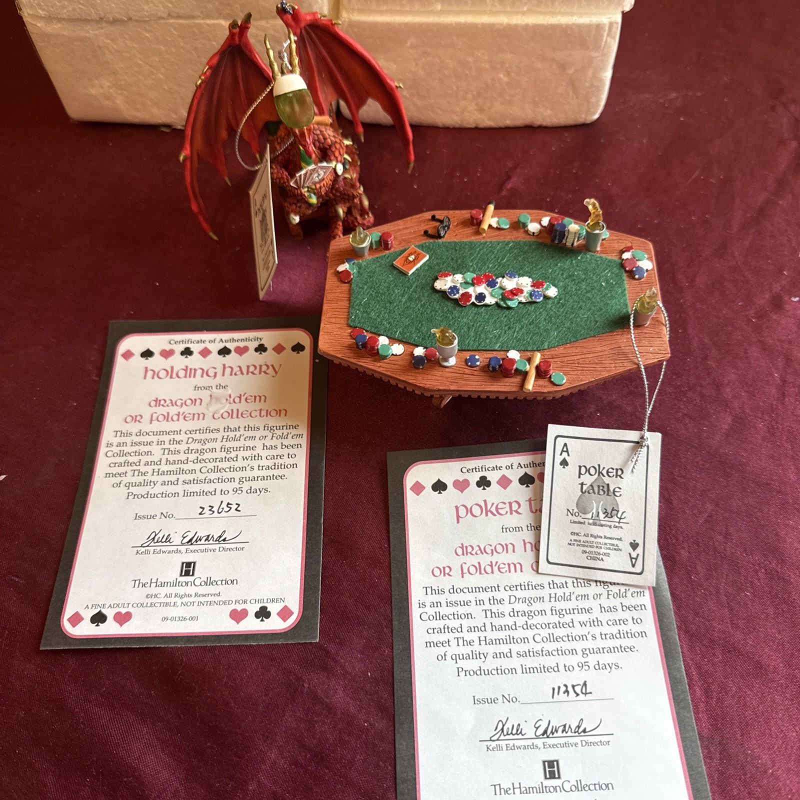 The Hamilton Collection "Holding Harry" Dragon Hold'em Or Fold'em Collection The Hamilton Collection "Holding Harry" Dragon Hold'em Or Fold'em Collection