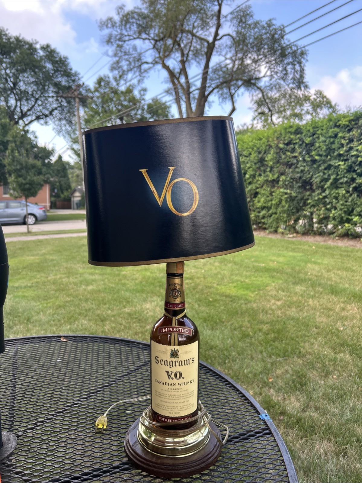 Seagram's VO Table Lamp Seagram's VO Table Lamp