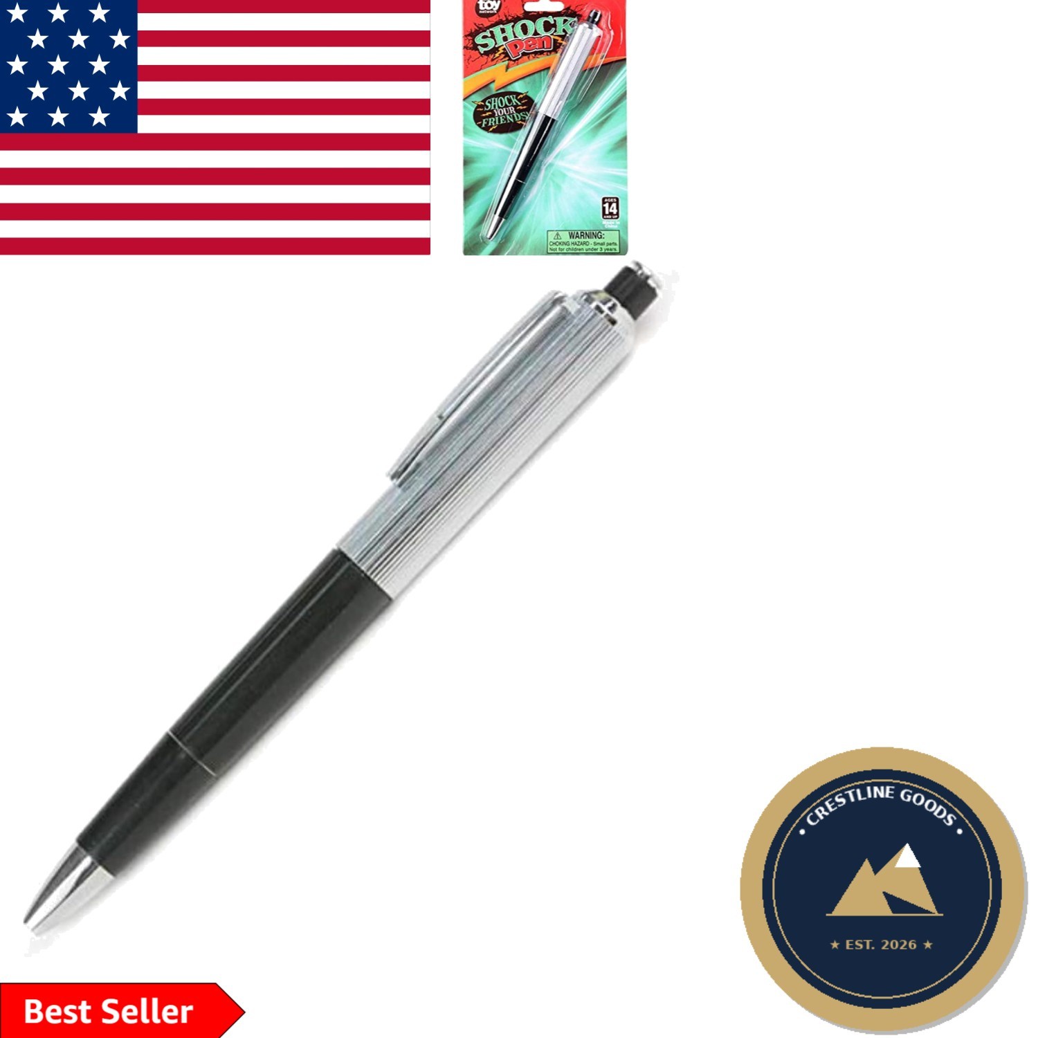 Ultimate Electric Shocking Gag Pen - Kid-Friendly Fun & Pranks Included Ultimate Electric Shocking Gag Pen - Kid-Friendly Fun & Pranks Included