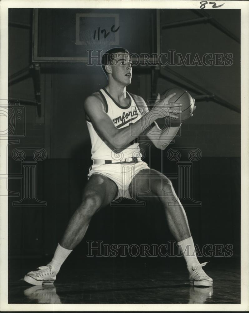 1968 Press Photo Basketball player Robert Flowers of Samford University
