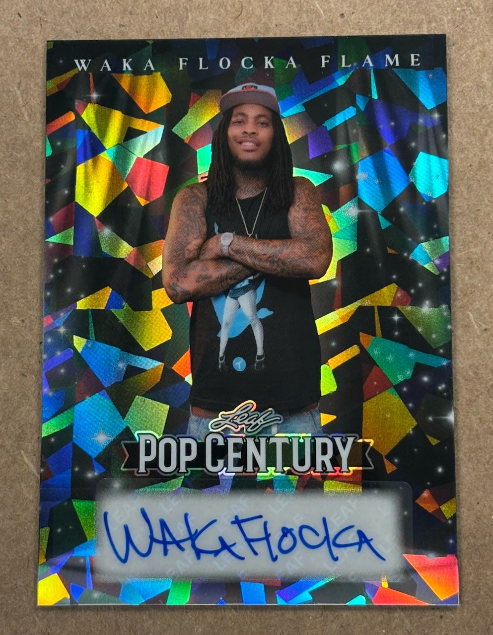 Waka Flocka Flame Auto /25 Silver - 2026 Leaf Metal Pop Century BA-WFF Waka Flocka Flame Auto /25 Silver - 2026 Leaf Metal Pop Century BA-WFF