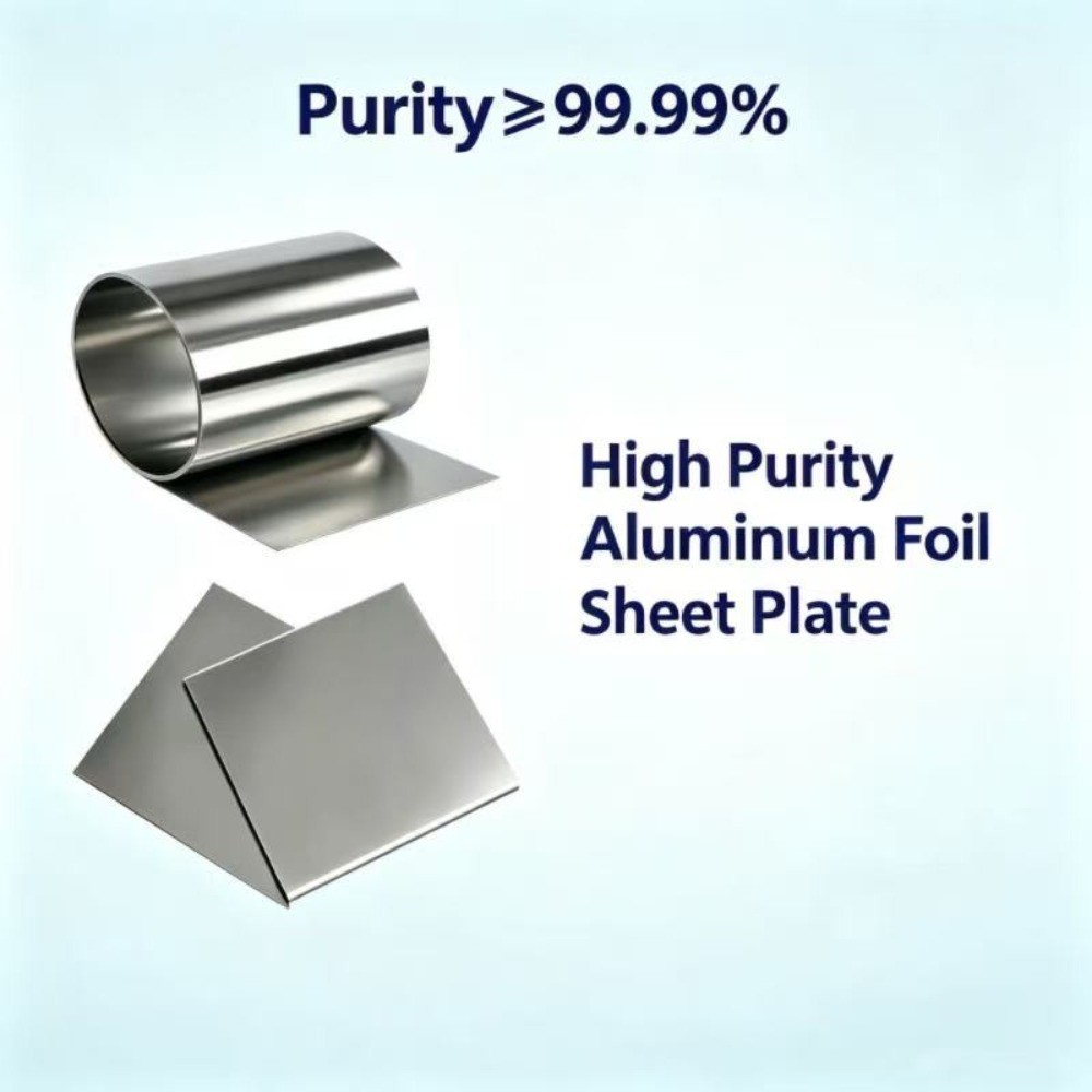 4N ≥99.99% High Purity Aluminum Foil Sheet Plate Sputtering Scientific Research 4N ≥99.99% High Purity Aluminum Foil Sheet Plate Sputtering Scientific Research
