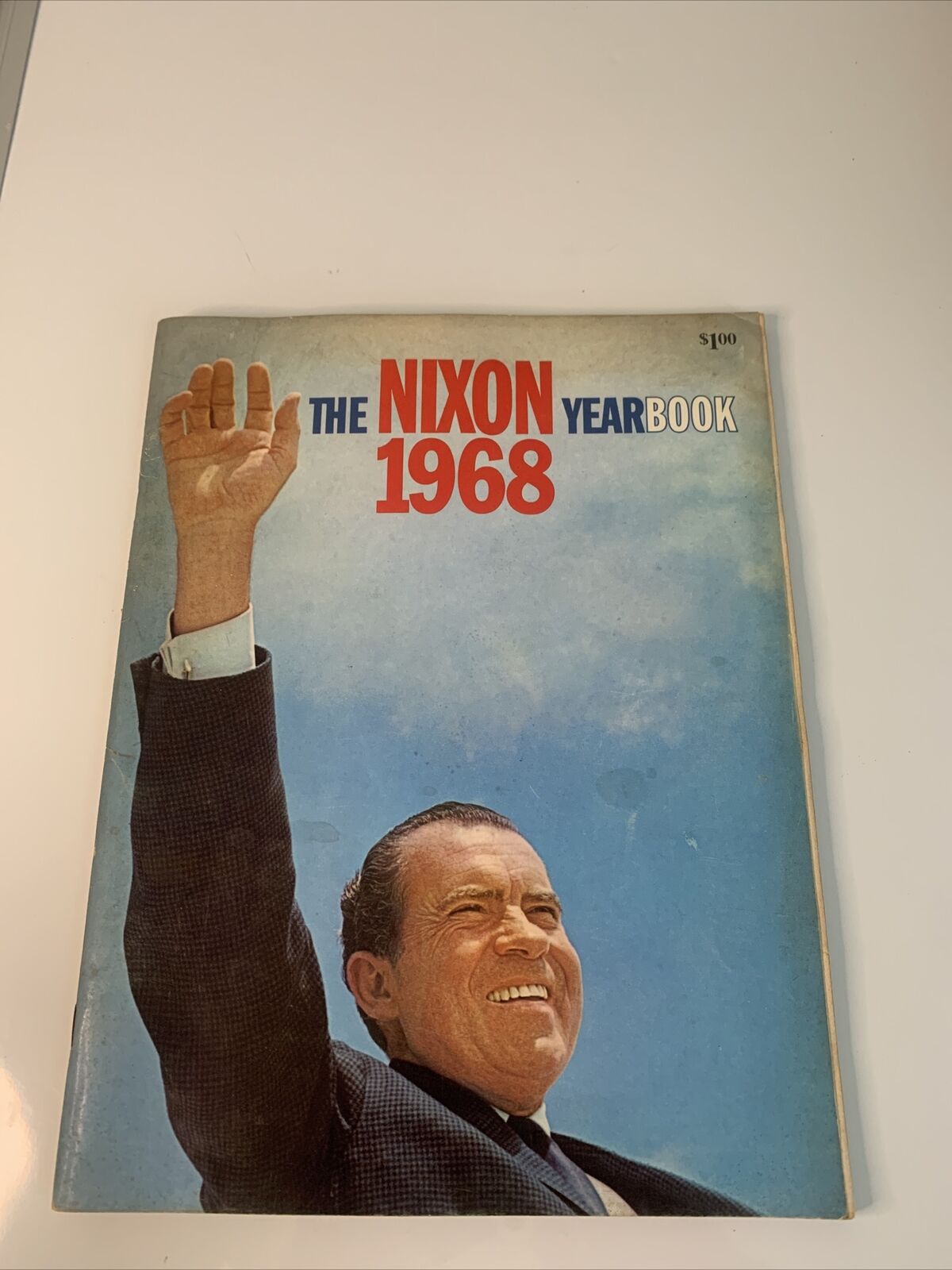 1968 The Nixon Yearbook Published by Nixon/Agnew Committee Paperbound History