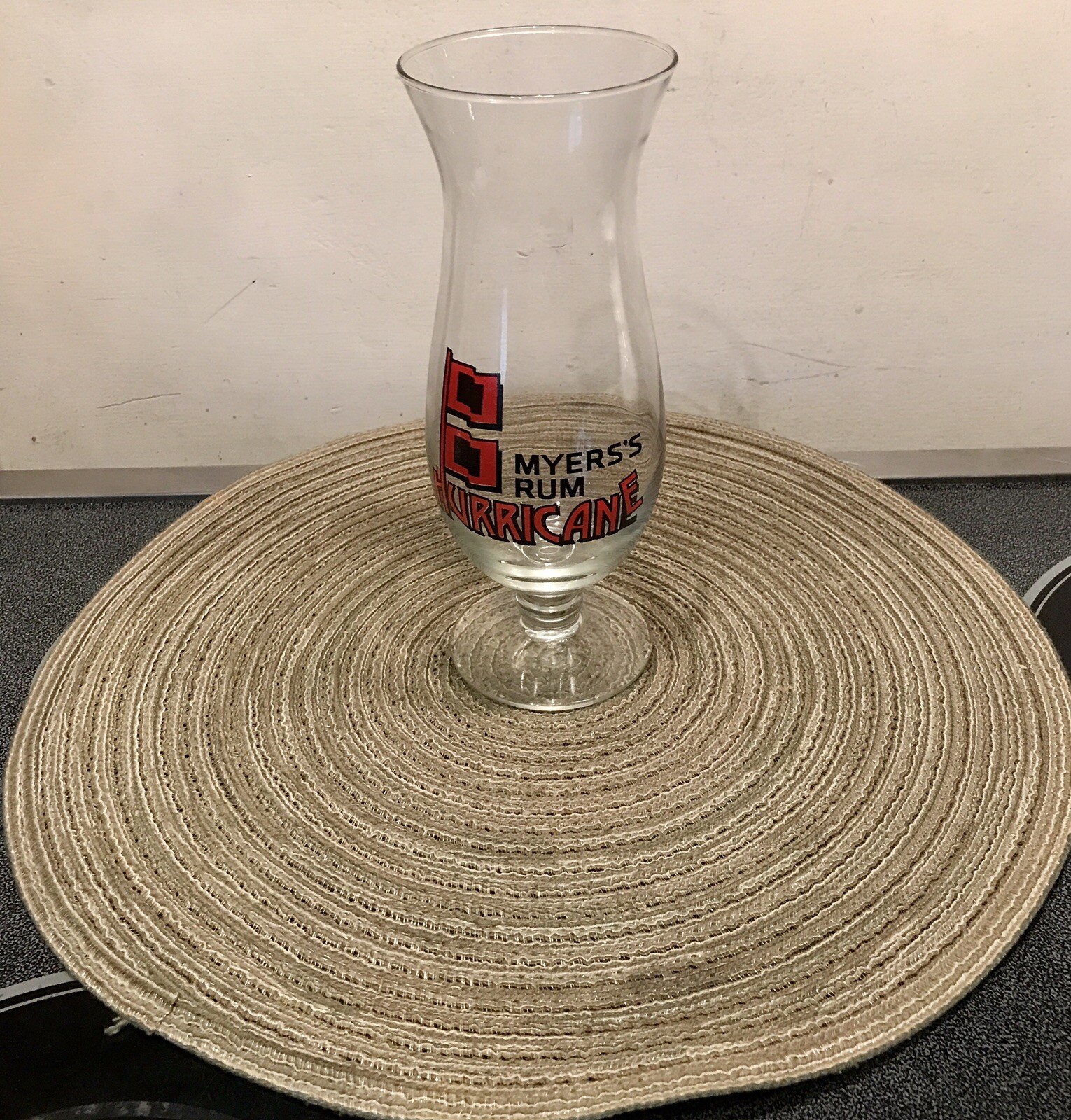 Alluring Myers's Original Rum Vintage Hurricane Glass / Complete the Set Alluring Myers's Original Rum Vintage Hurricane Glass / Complete the Set