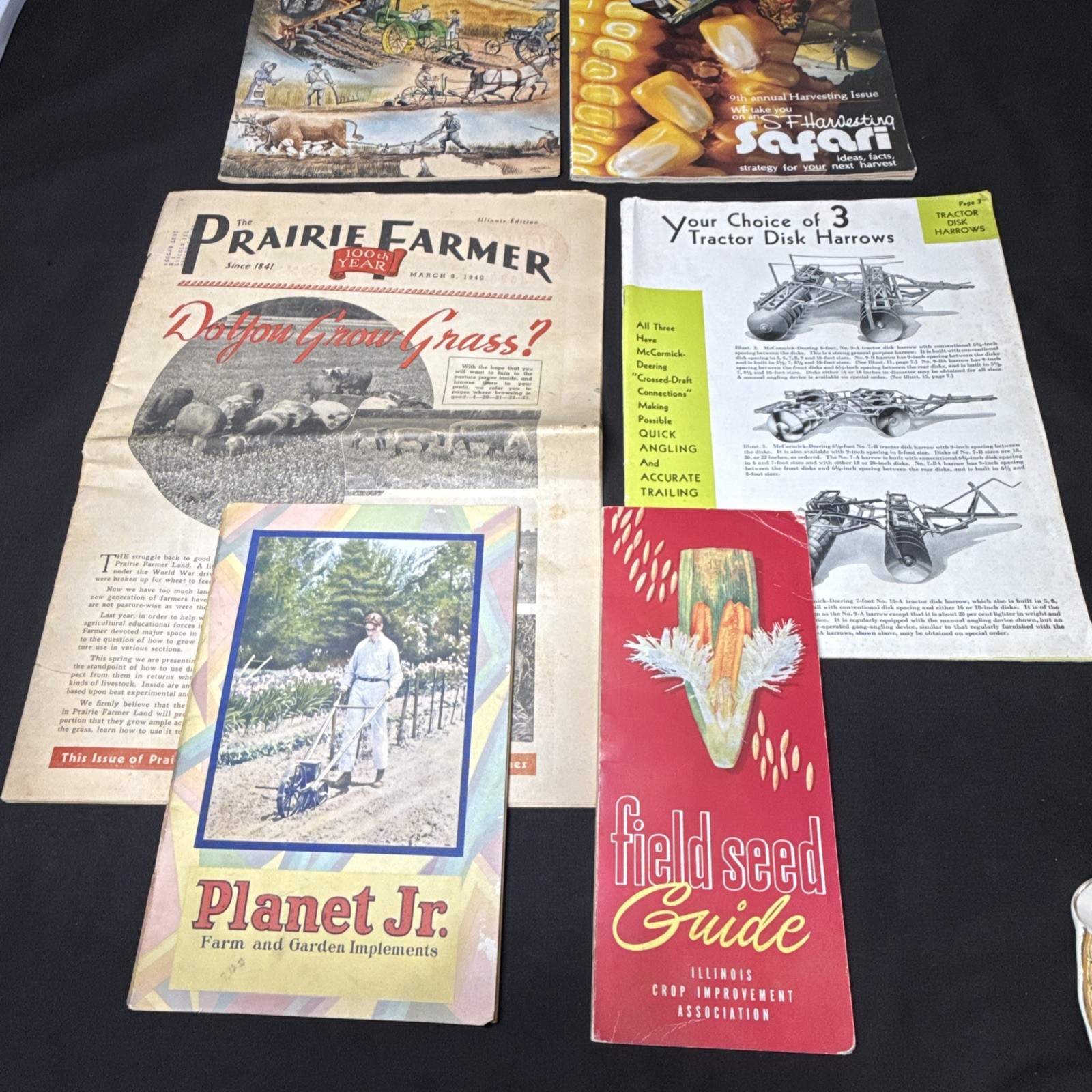 8 Piece Group Lot Of Vintage Farming/Agriculture Magazines/booklets
