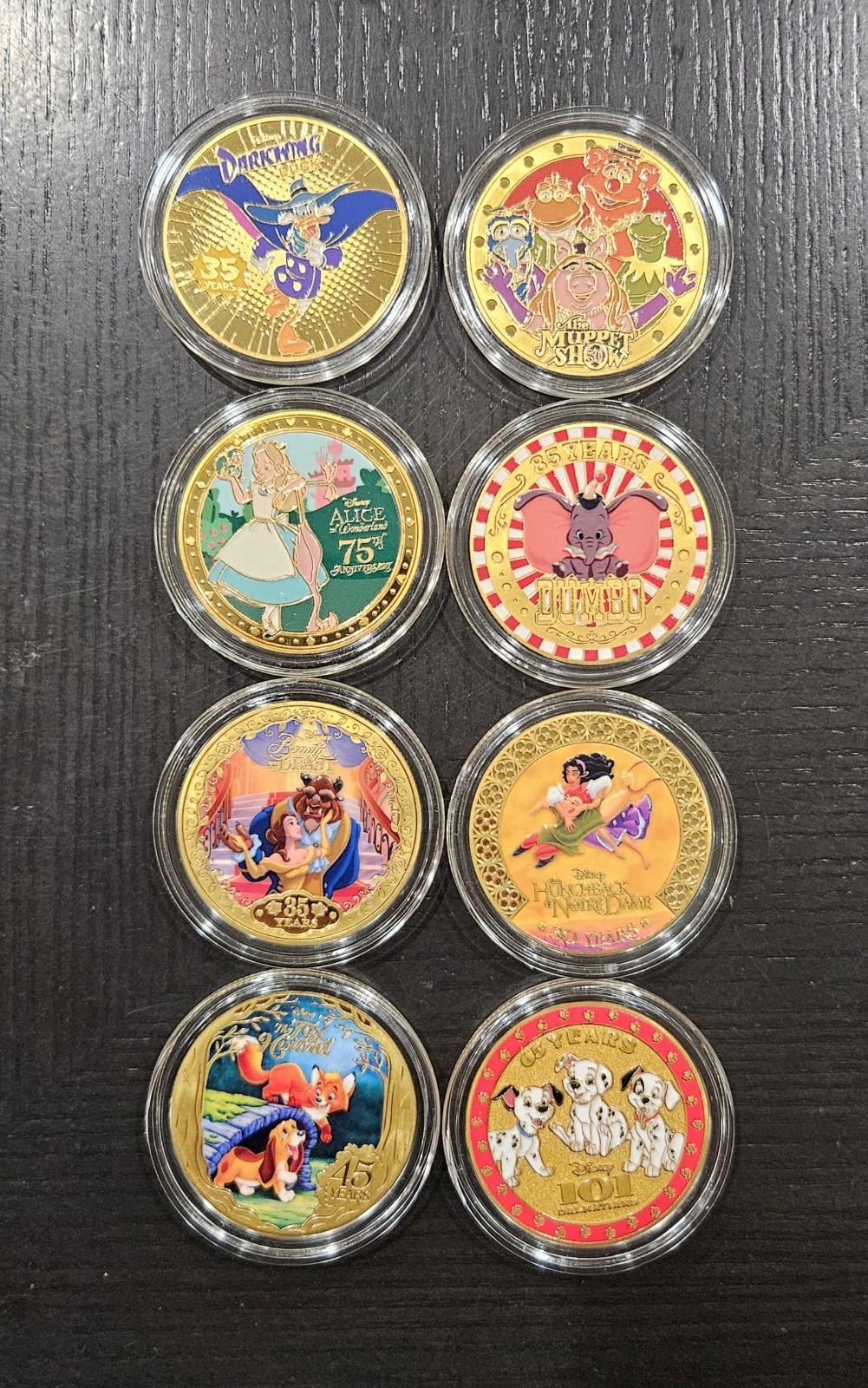 Disney D23 Expo 2026: Gold Anniversary Medallions Complete Set of 8 Disney D23 Expo 2026: Gold Anniversary Medallions Complete Set of 8