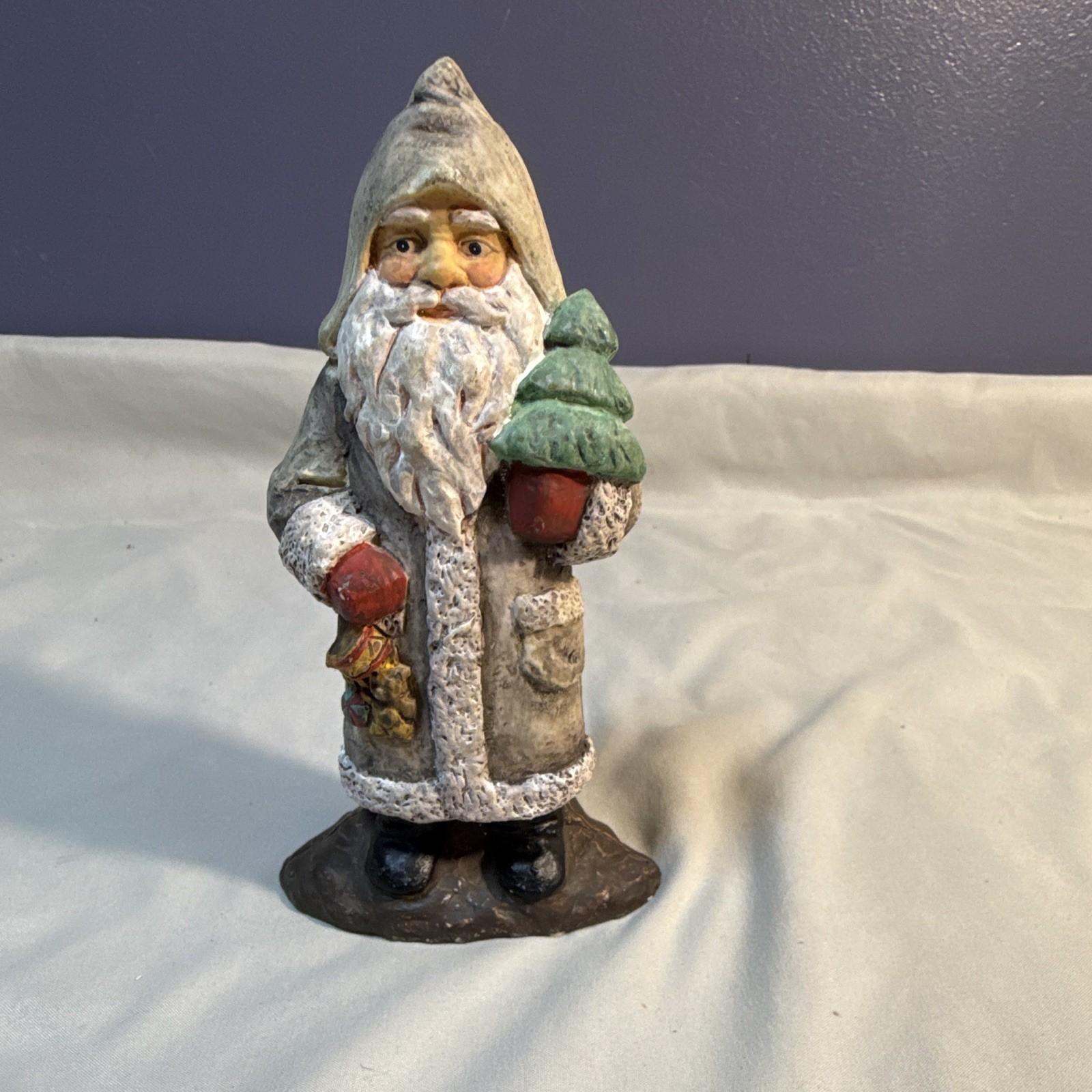 Russ Berrie Legend of Saint Nicholas Santa Figurine Painted Resin 6" Christmas Russ Berrie Legend of Saint Nicholas Santa Figurine Painted Resin 6" Christmas