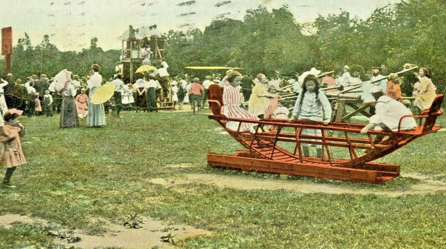 Postcard Early View of Children's Playground ,Brandon Park, Williamsport,PA. S1 Postcard Early View of Children's Playground ,Brandon Park, Williamsport,PA. S1