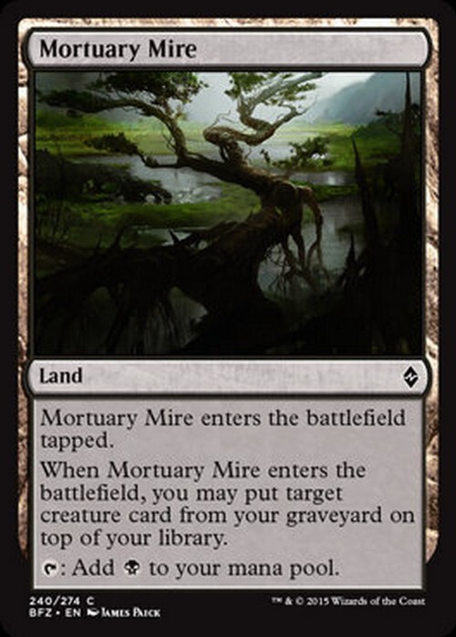 Mortuary Mire ~ Battle for Zendikar [ EX ] [ Magic MTG ]