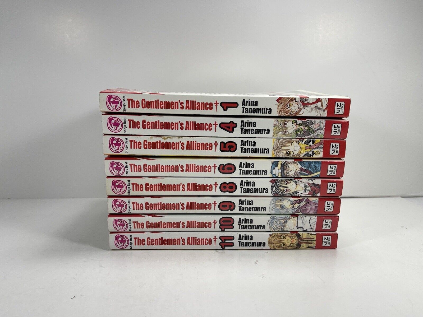 The Gentleman’s Alliance Cross 1 4-6 8-11 English Manga Arina Tanemura  Lot