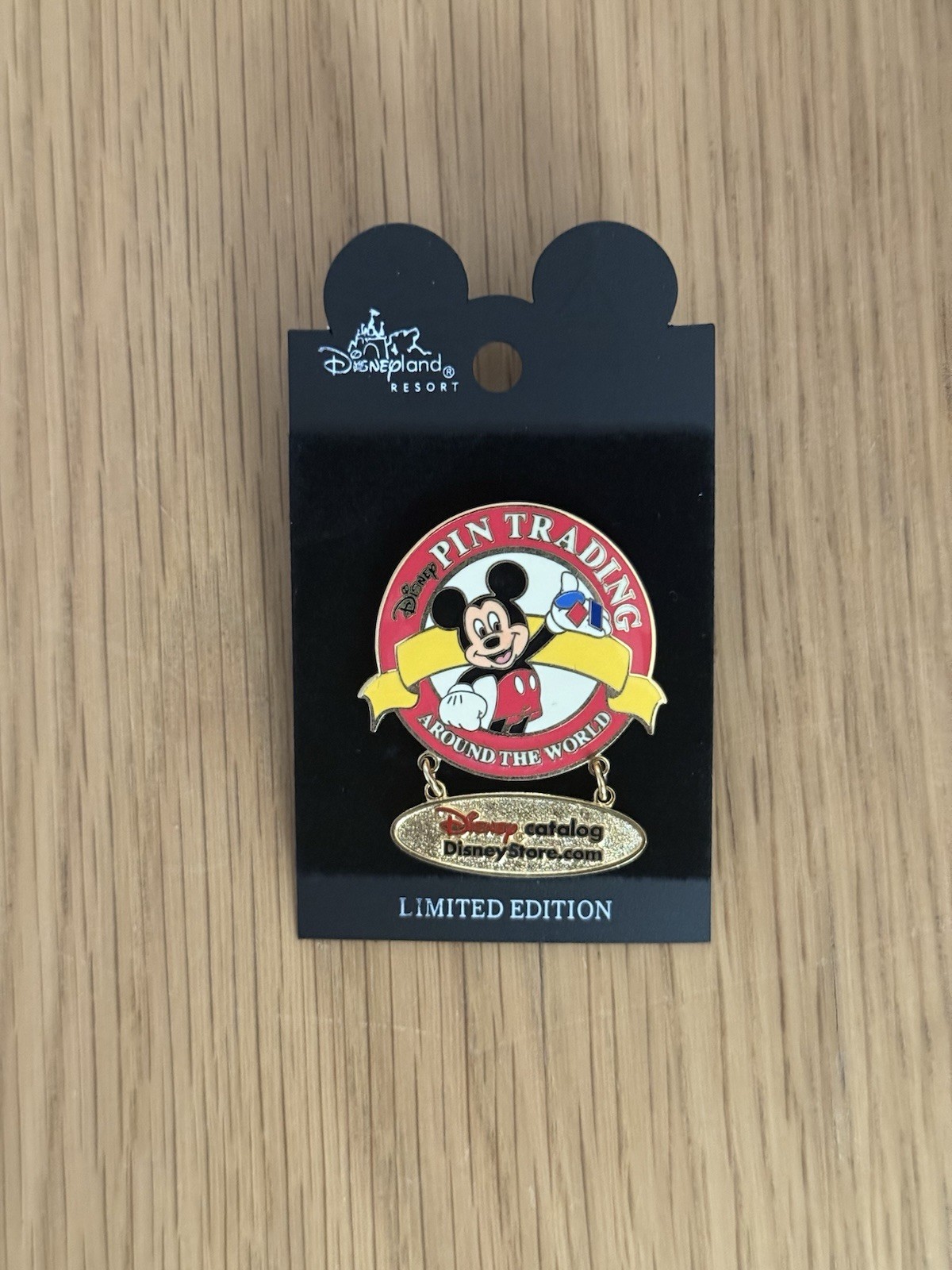 Vtg Disney Disneyland/DCA Mickey Mouse Around the World Pin Trading Dangle LE500 Vtg Disney Disneyland/DCA Mickey Mouse Around the World Pin Trading Dangle LE500