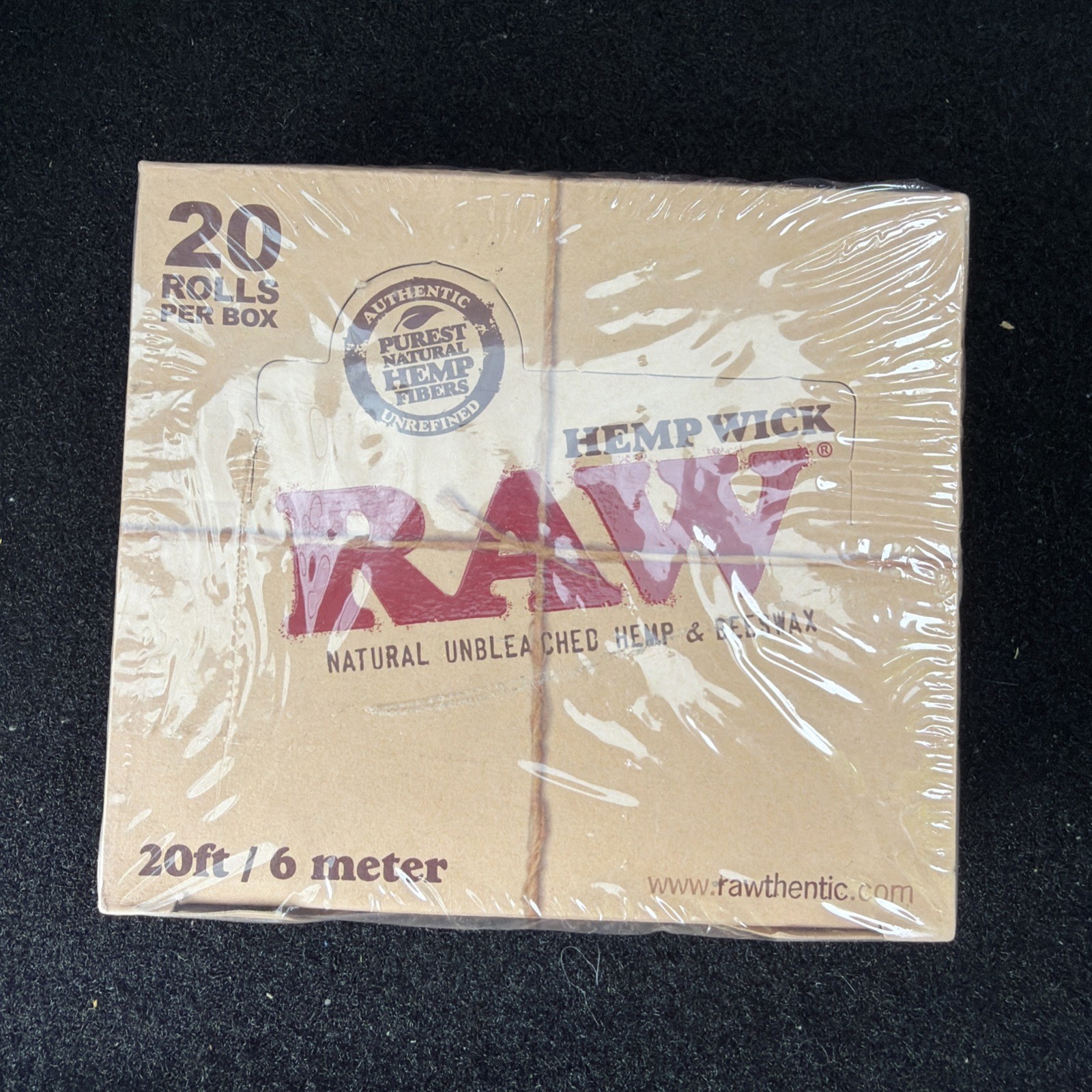RAW HEMP WICK Full Display Box of 20 Rolls (20 ft Per Roll) Hemp and Beeswax RAW HEMP WICK Full Display Box of 20 Rolls (20 ft Per Roll) Hemp and Beeswax