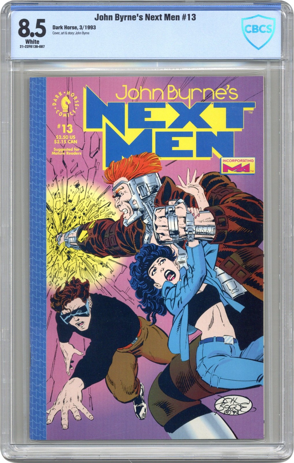 Next Men John Byrne's #13 CBCS 8.5 1993 21-22F6136-087 Next Men John Byrne's #13 CBCS 8.5 1993 21-22F6136-087