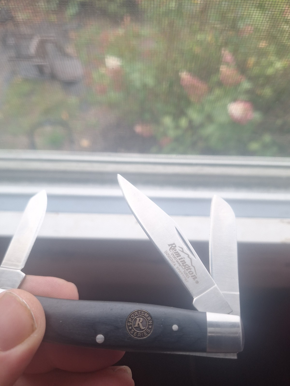 Remington Sportsman Series Pocketknife 3-Blade Wood Handle Slipjoint 1995 