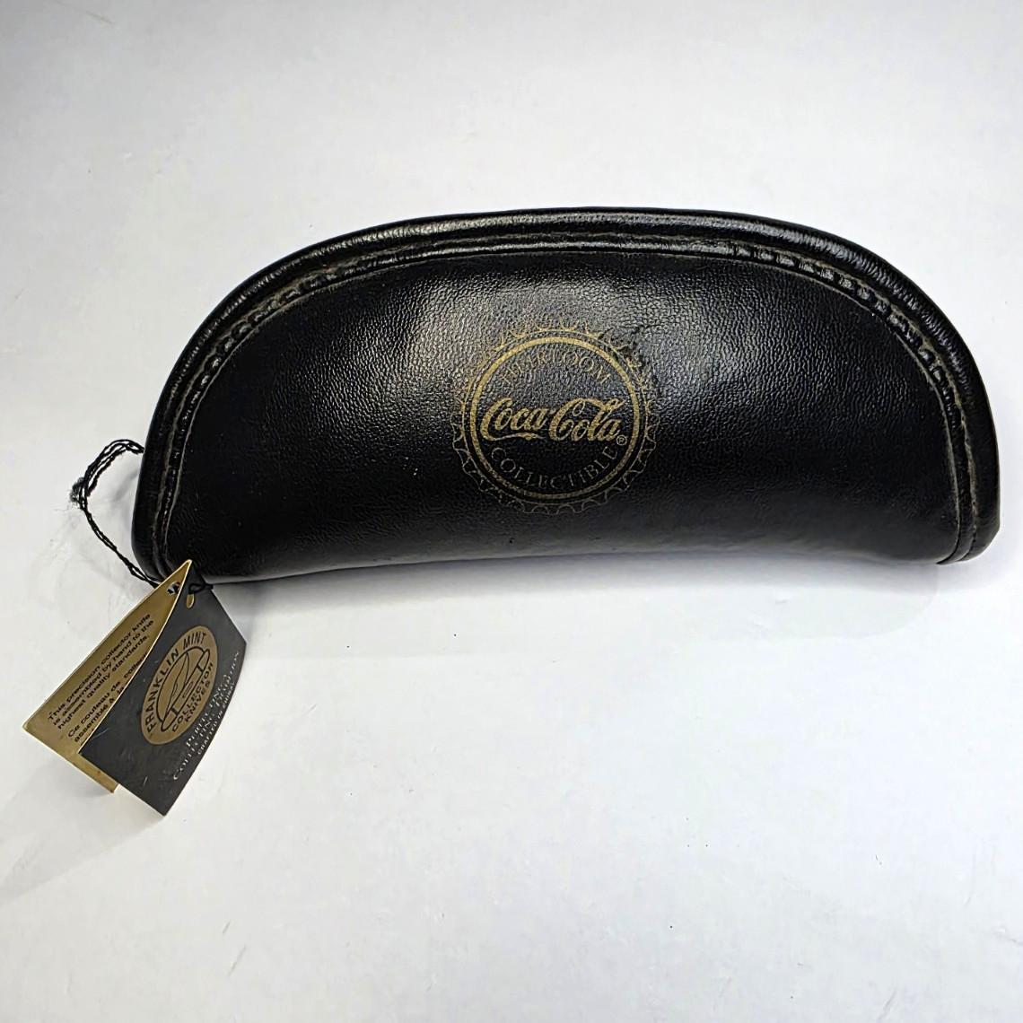 Franklin Mint Coca-Cola Collectible Pocket Knives Set in Black Zipper Case Franklin Mint Coca-Cola Collectible Pocket Knives Set in Black Zipper Case