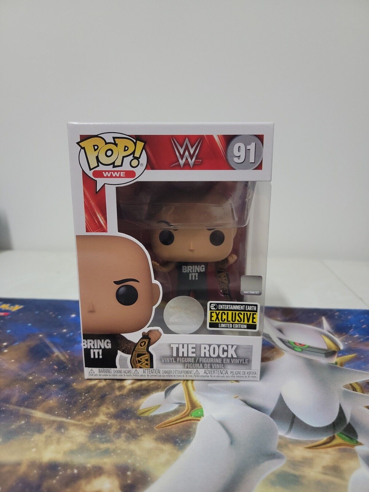 Funko Pop WWE The Rock #91 Entertainment Earth Exclusive