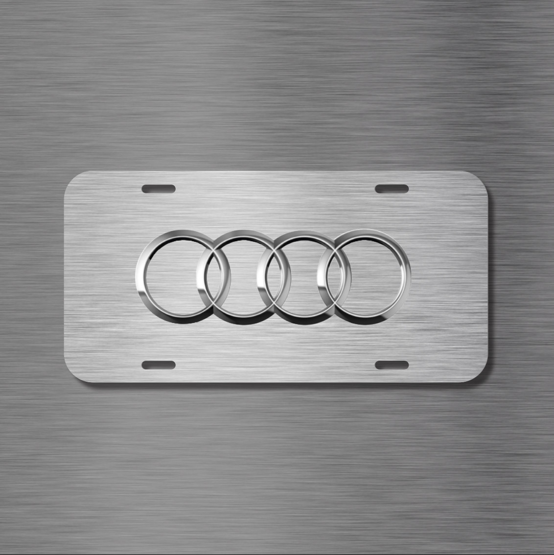 NEW Audi Aluminum License Plate CAR SUV Truck NEW Audi Aluminum License Plate CAR SUV Truck