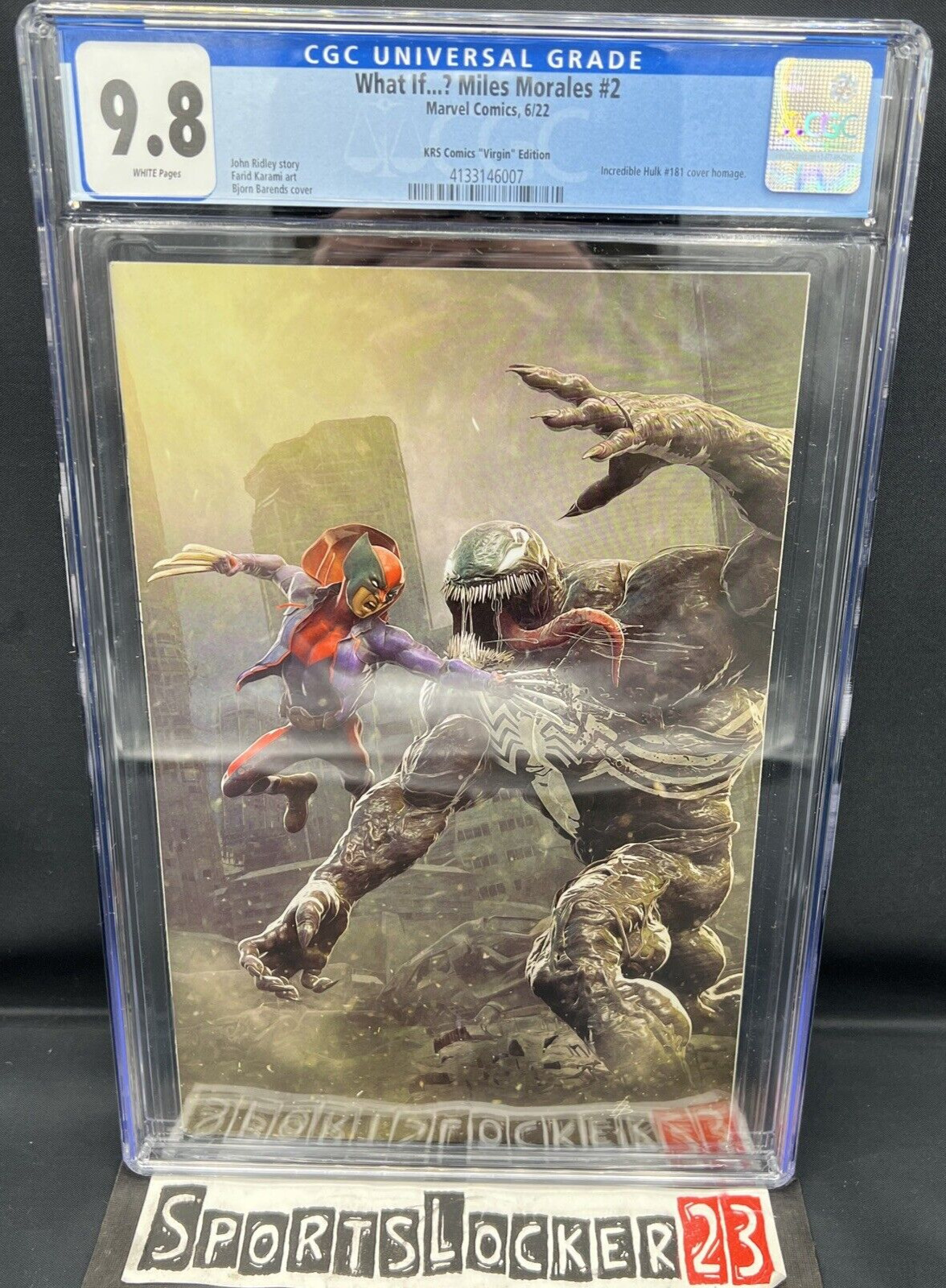 What if Miles Morales Became Wolverine 2 CAPTAIN AMERICA 1 CGC 9.8 Bjorn Barends