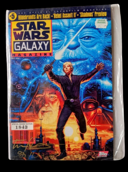 Star Wars Galaxy Magazine Fall 1995 Special Signed Edition Vintage  VG or better