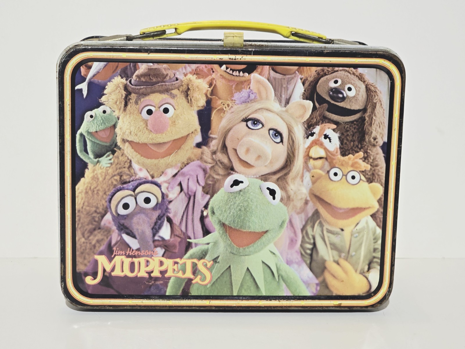 Vintage 1979 The Muppets Metal Lunch Box ''Animal''-No Thermos King Seeley