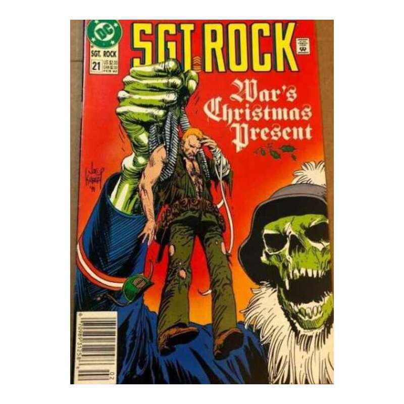 Sgt. Rock Special (1988 series) #21 Newsstand in VF condition. DC comics [v*