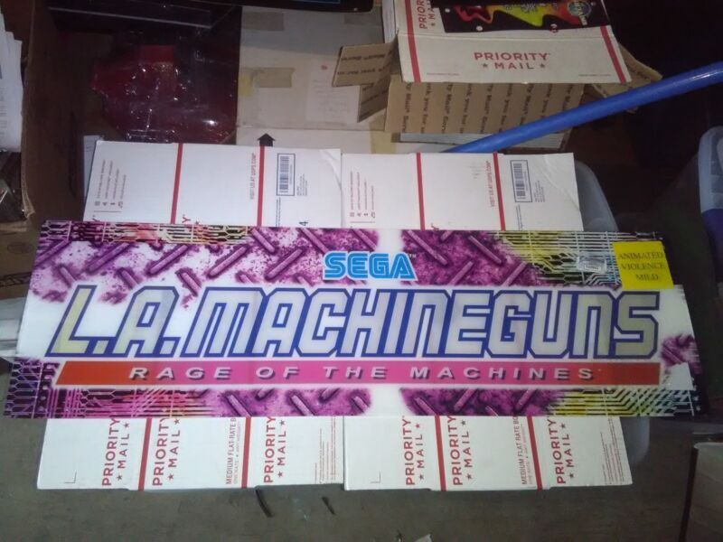 la machine guns plexi arcade marquee #7 la machine guns plexi arcade marquee #7