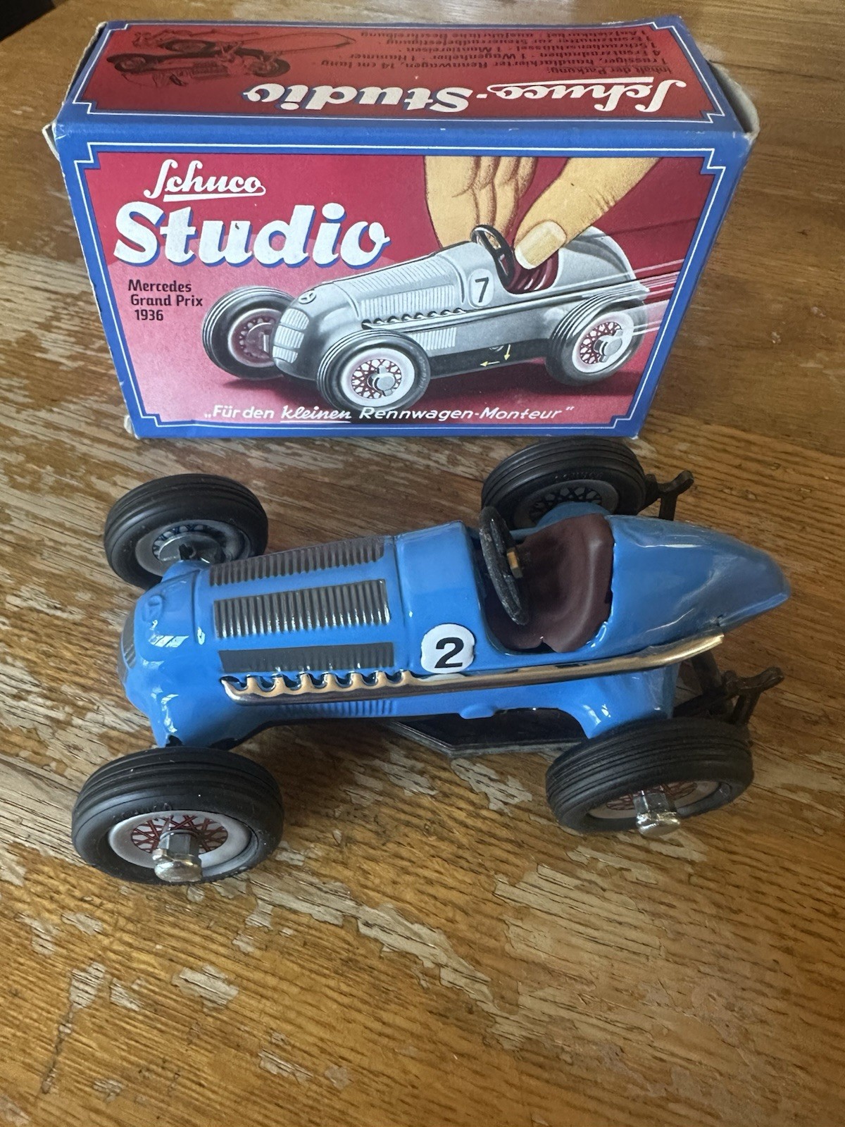 New, Vintage Schuco Studio NO.1050 Mercedes Grand Prix 1936 New, Vintage Schuco Studio NO.1050 Mercedes Grand Prix 1936