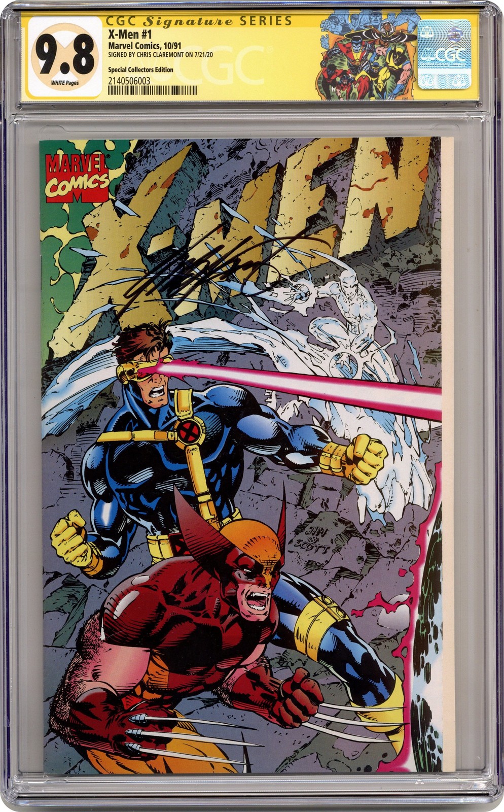 X-Men 1E CGC 9.8 SS Chris Claremont 1991 2140506003 X-Men 1E CGC 9.8 SS Chris Claremont 1991 2140506003