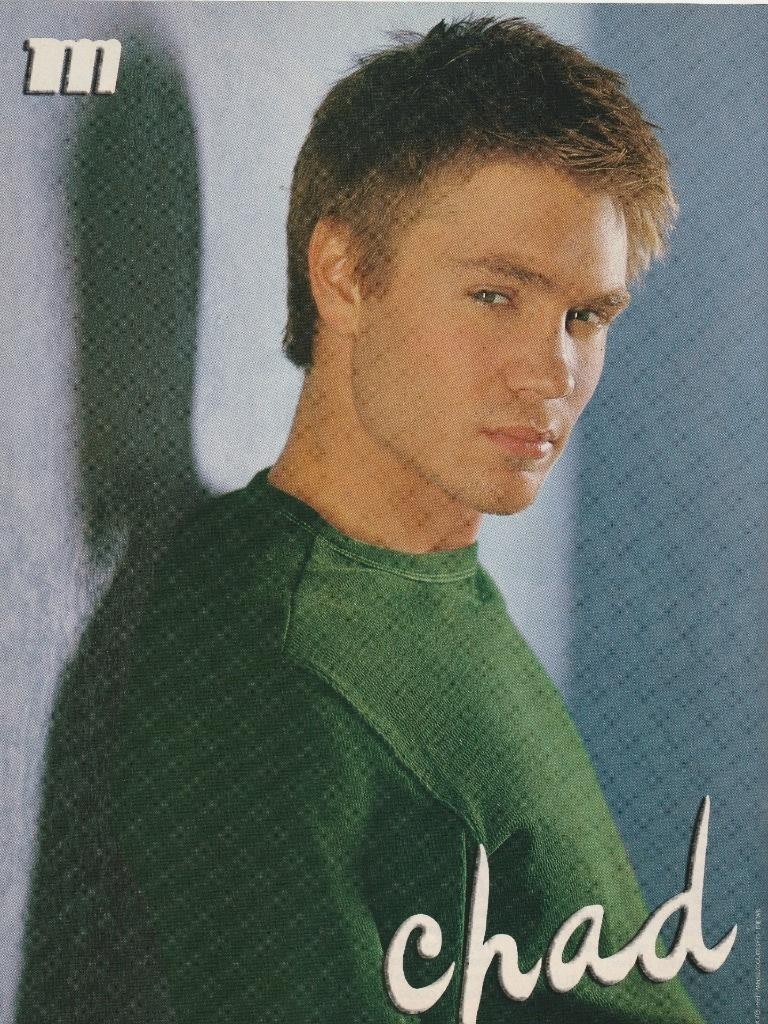 Chad Michael Murray Usher teen magazine pinup clipping childstar green shirt M Chad Michael Murray Usher teen magazine pinup clipping childstar green shirt M