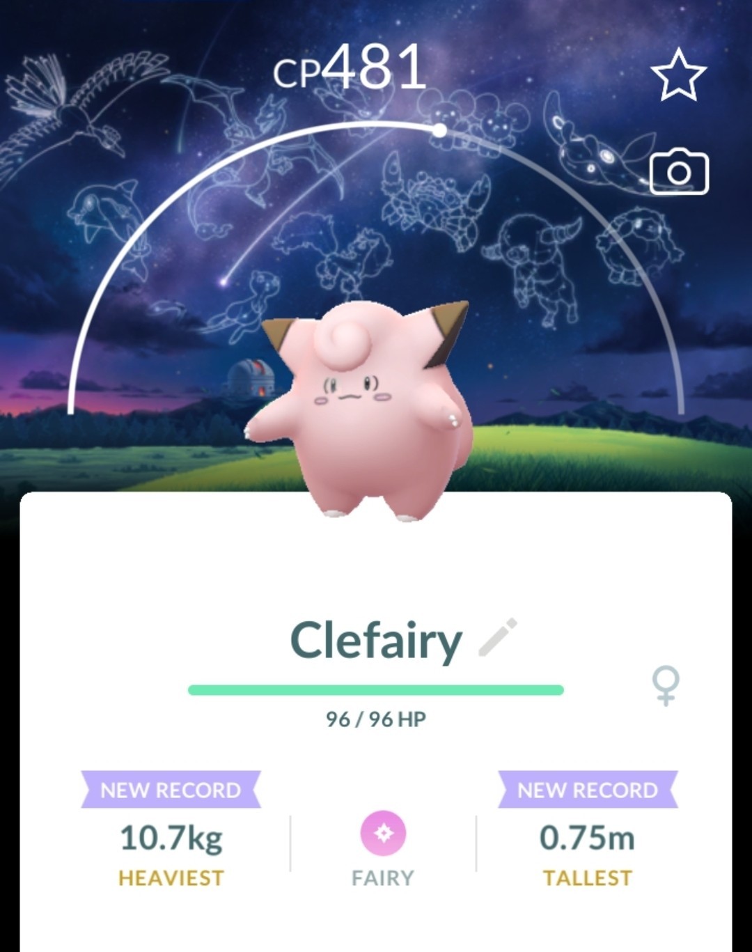 Clefairy Stars Background Trade 🔄 – Pokémon Go Clefairy Stars Background Trade 🔄 – Pokémon Go