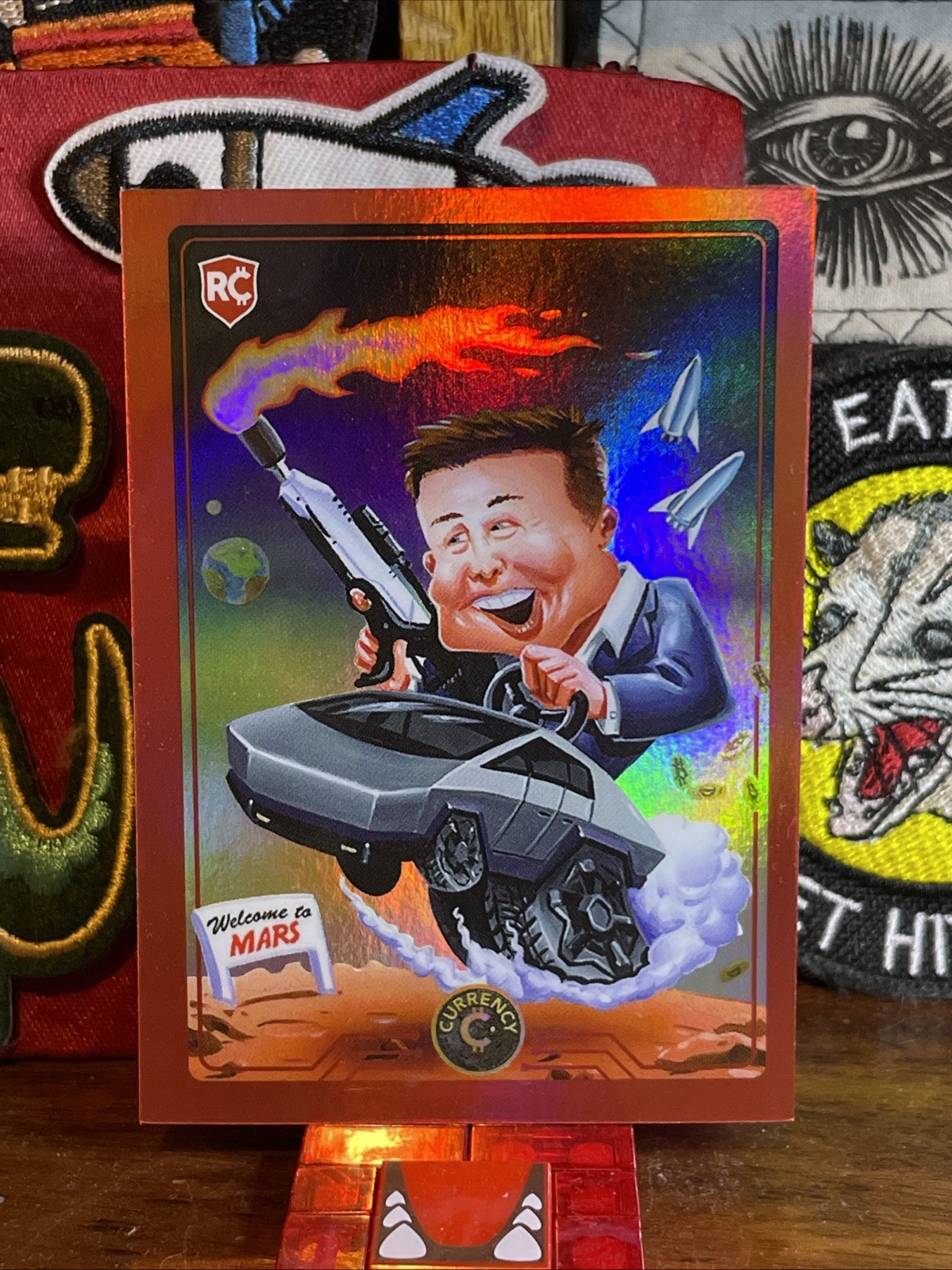 2022 Cardsmiths Currency Series 1 Holofoil #28a Elon Musk Nuke Mars 2022 Cardsmiths Currency Series 1 Holofoil #28a Elon Musk Nuke Mars