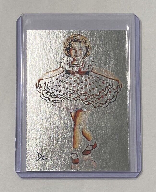Shirley Temple Platinum Plated Artist Signed “American Icon” Trading Card 1/1