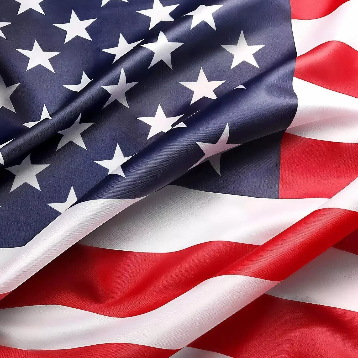 4 x 6 FT American Flag US USA National Double Sided Polyester Brass Grommets