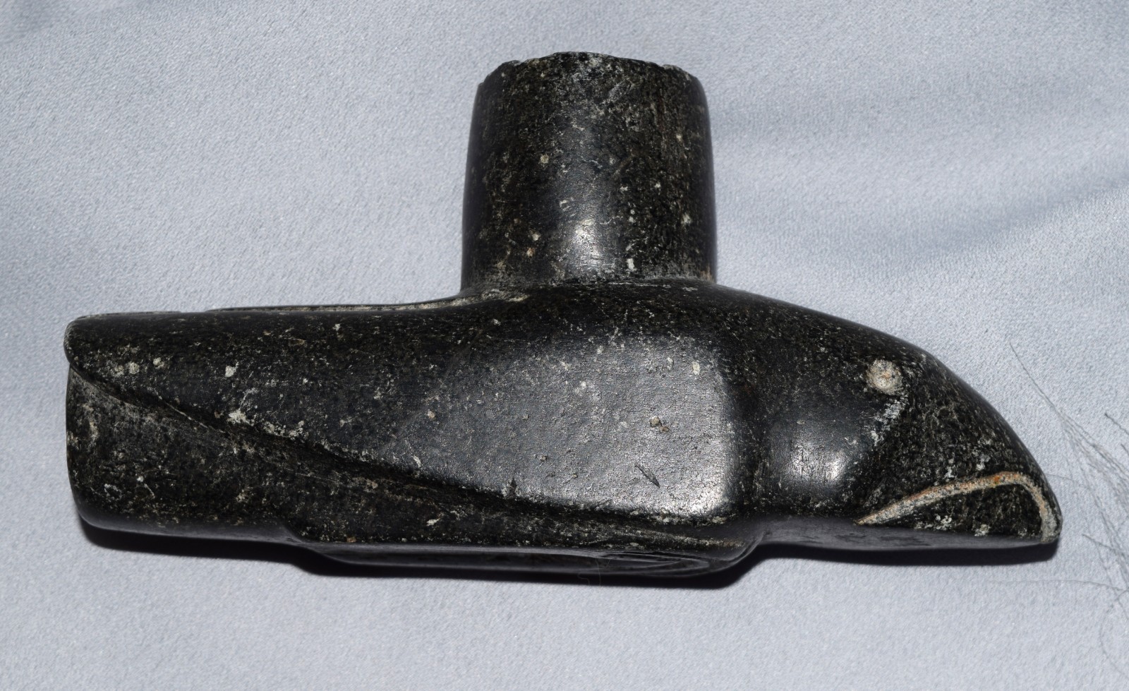 Authentic Prehistoric Raptor Effigy Pipe. COPENA Authentic Prehistoric Raptor Effigy Pipe. COPENA