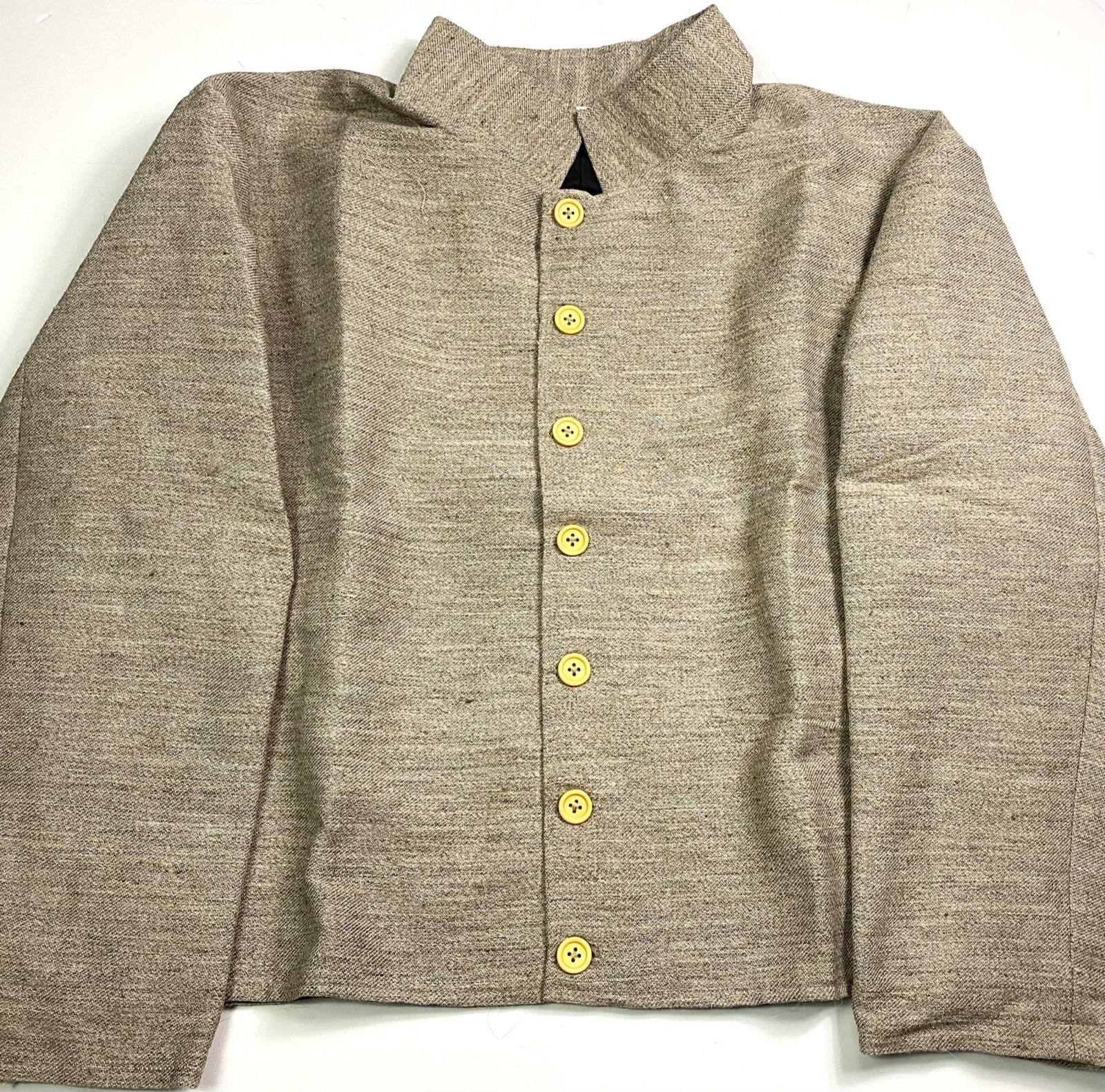 CIVIL WAR CS CSA CONFEDERATE INFANTRY JEAN WOOL SHELL JACKET-2XLARGE 50R CIVIL WAR CS CSA CONFEDERATE INFANTRY JEAN WOOL SHELL JACKET-2XLARGE 50R
