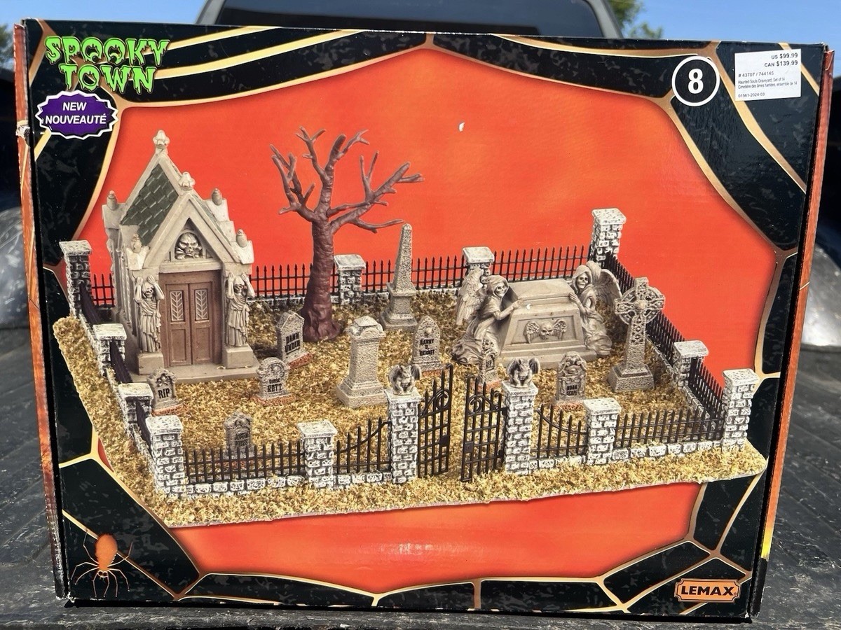 2024 LEMAX HALLOWEEN VILLAGE SPOOKY TOWN HAUNTED SOULS GRAVEYARD 43707 2024 LEMAX HALLOWEEN VILLAGE SPOOKY TOWN HAUNTED SOULS GRAVEYARD 43707