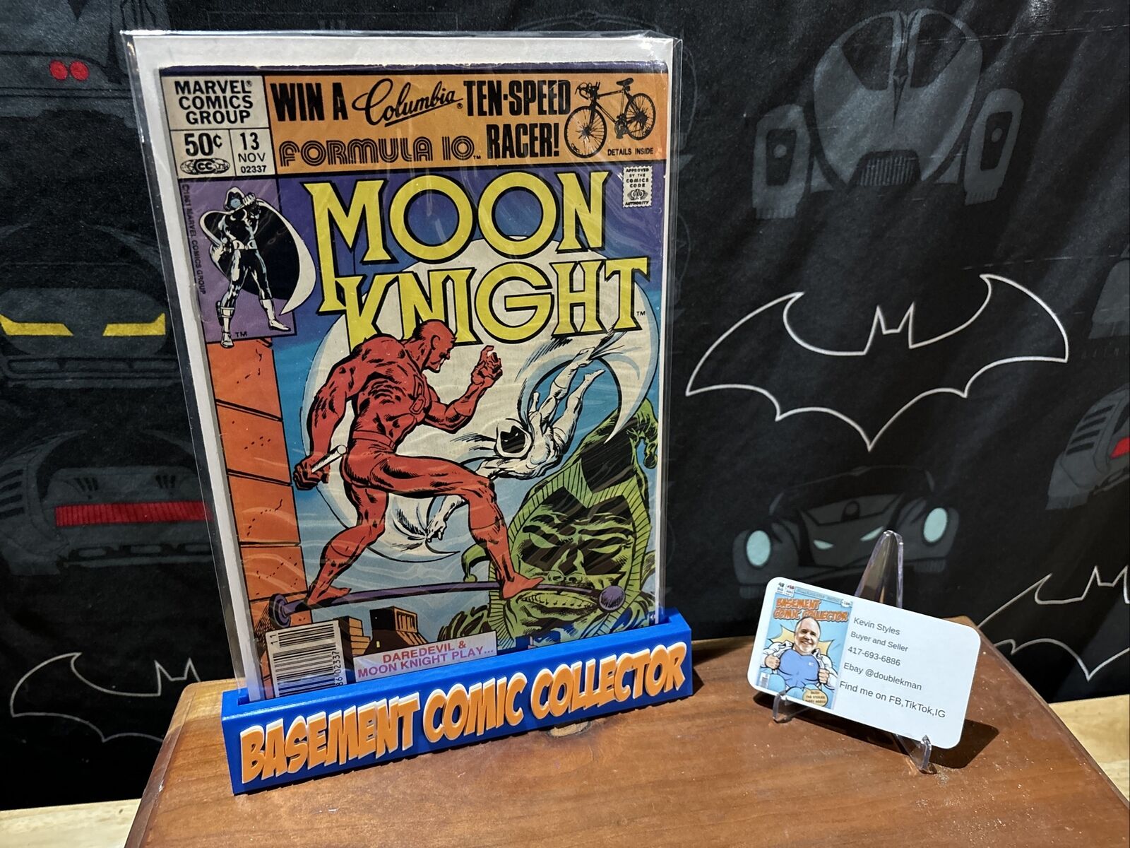 Moon Knight #13 Newsstand Daredevil Cover  (1981 Marvel Comics) Gemini Shipped
