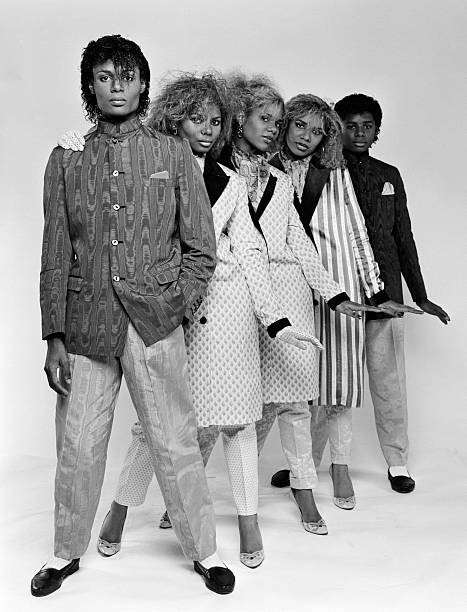 Pop group Five Star December 1984 Historic Old Photo 1 Pop group Five Star December 1984 Historic Old Photo 1