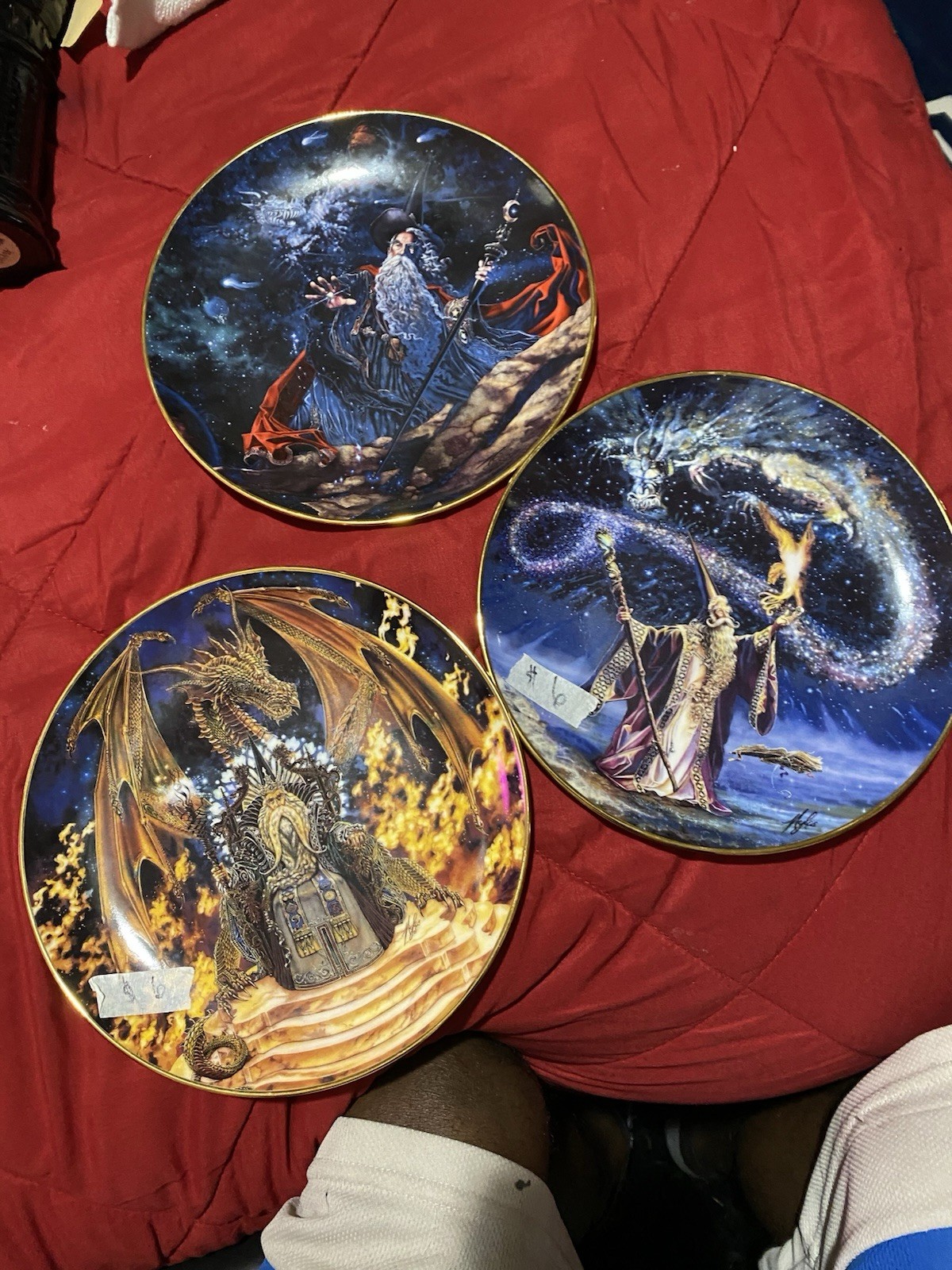 Royal Doulton Myles Pinkney Collector Plates Set of 3 Bone China Royal Doulton Myles Pinkney Collector Plates Set of 3 Bone China